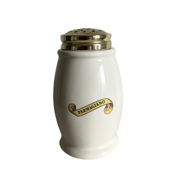 Italia Classico Parmagiano Ceramic Parmesan Cheese Shaker Metal Lid 14oz - Picture 6 of 7